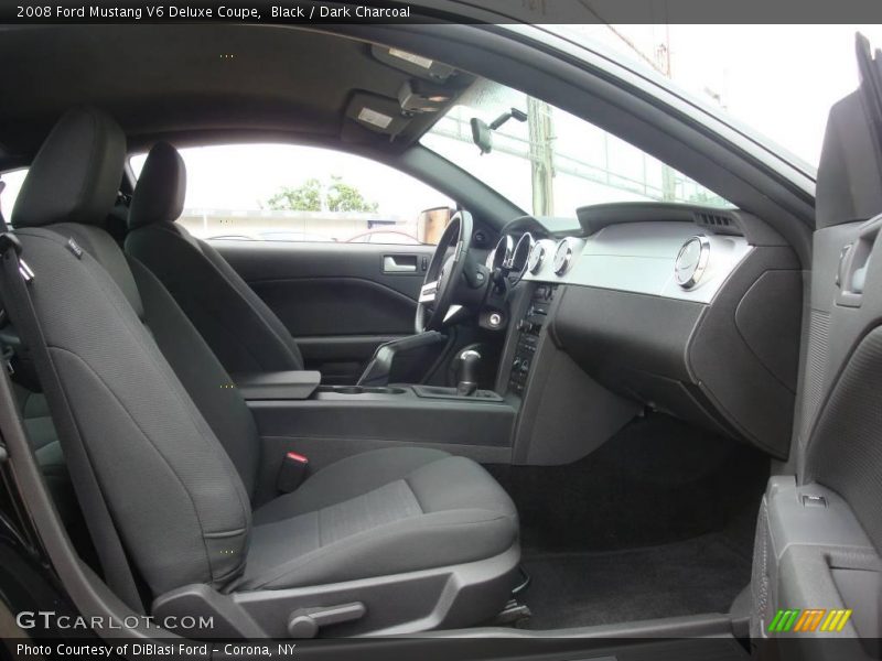 Black / Dark Charcoal 2008 Ford Mustang V6 Deluxe Coupe