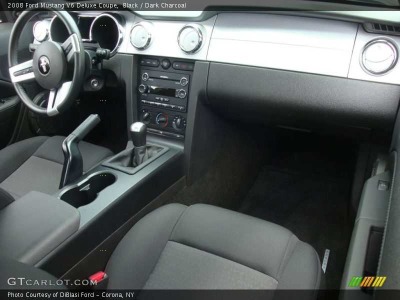 Black / Dark Charcoal 2008 Ford Mustang V6 Deluxe Coupe