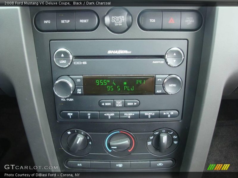 Black / Dark Charcoal 2008 Ford Mustang V6 Deluxe Coupe