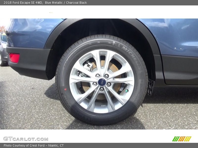 Blue Metallic / Charcoal Black 2018 Ford Escape SE 4WD