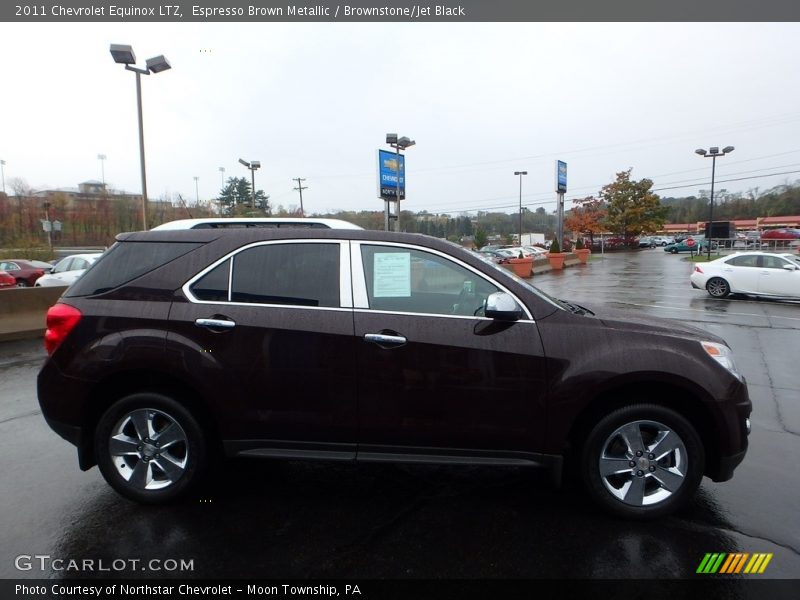 Espresso Brown Metallic / Brownstone/Jet Black 2011 Chevrolet Equinox LTZ