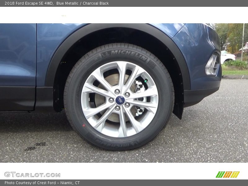 Blue Metallic / Charcoal Black 2018 Ford Escape SE 4WD