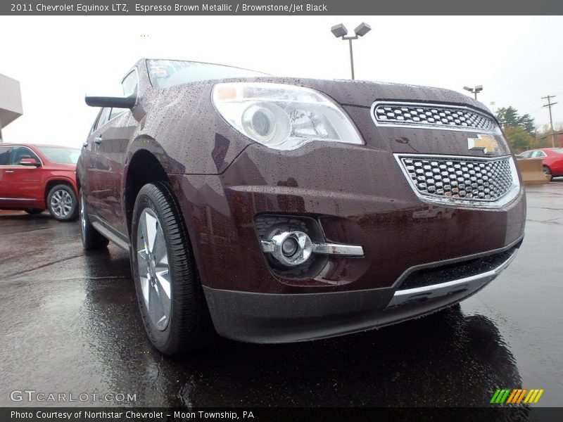 Espresso Brown Metallic / Brownstone/Jet Black 2011 Chevrolet Equinox LTZ