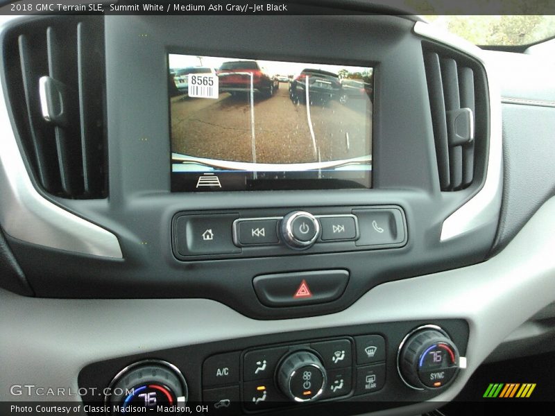 Summit White / Medium Ash Gray/­Jet Black 2018 GMC Terrain SLE