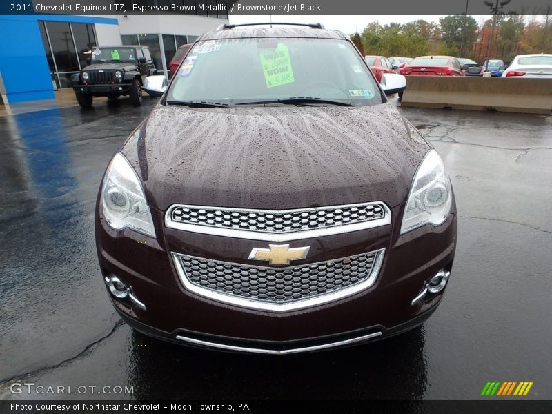 Espresso Brown Metallic / Brownstone/Jet Black 2011 Chevrolet Equinox LTZ