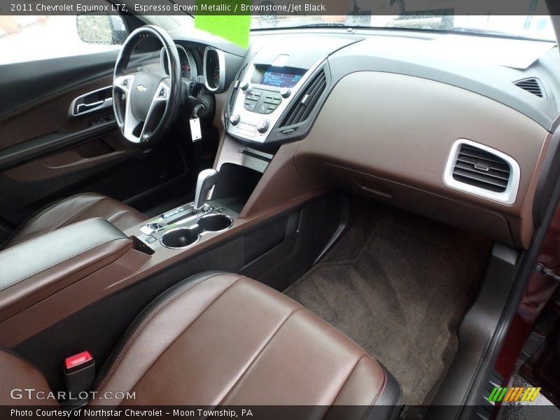 Espresso Brown Metallic / Brownstone/Jet Black 2011 Chevrolet Equinox LTZ