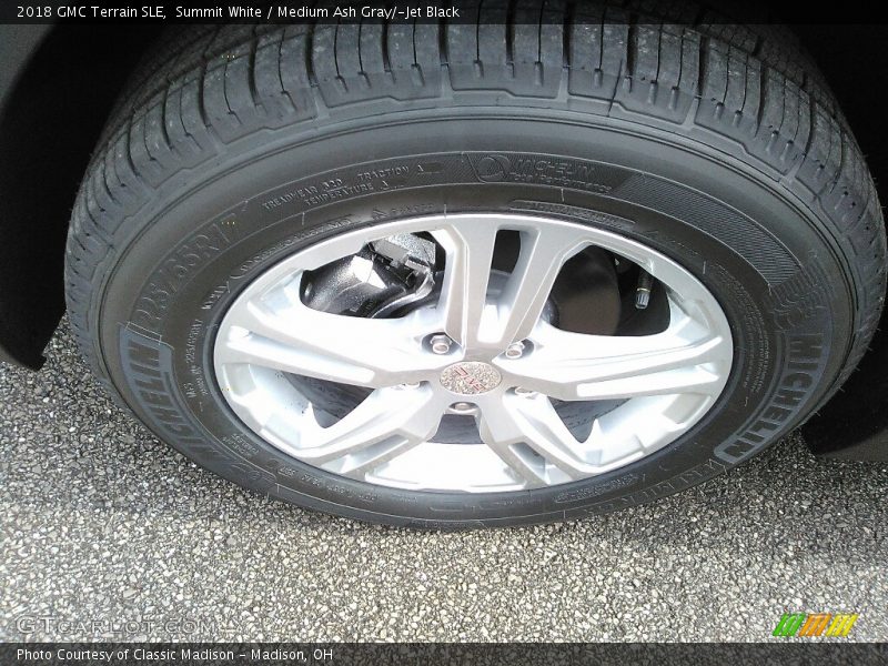 Summit White / Medium Ash Gray/­Jet Black 2018 GMC Terrain SLE
