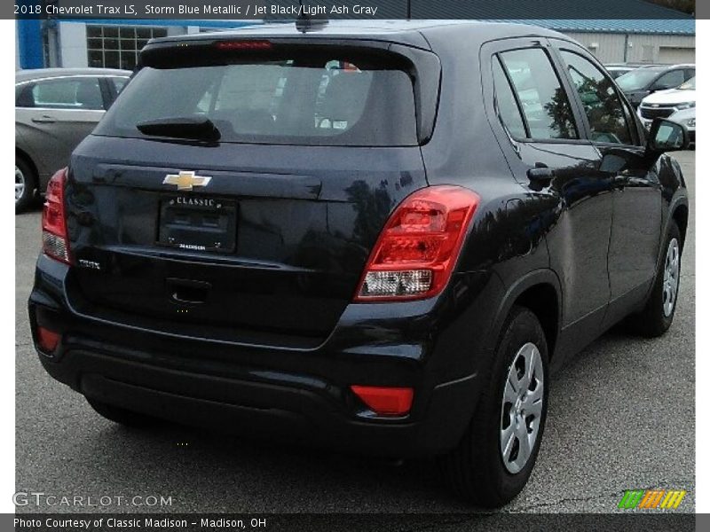 Storm Blue Metallic / Jet Black/Light Ash Gray 2018 Chevrolet Trax LS