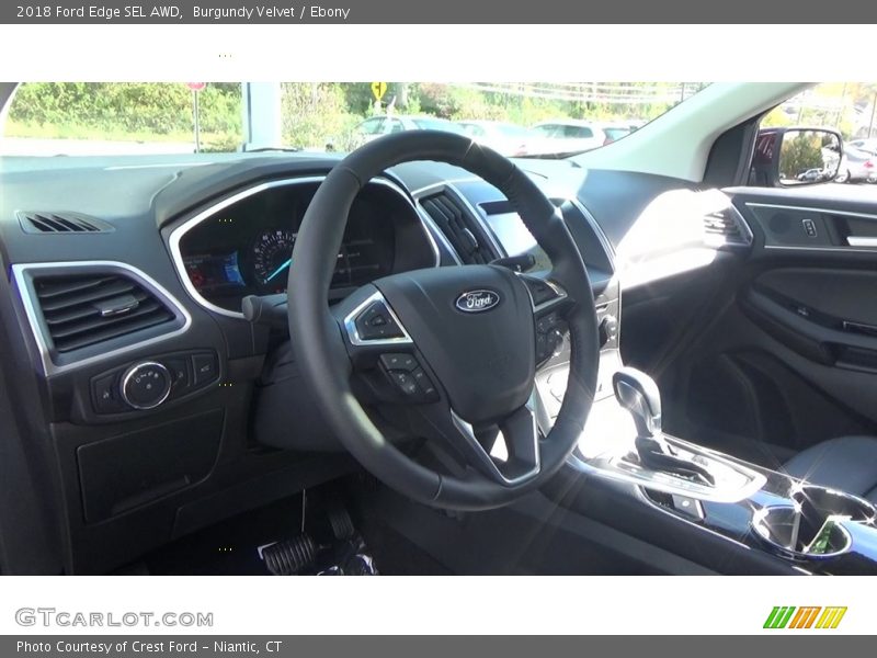 Burgundy Velvet / Ebony 2018 Ford Edge SEL AWD