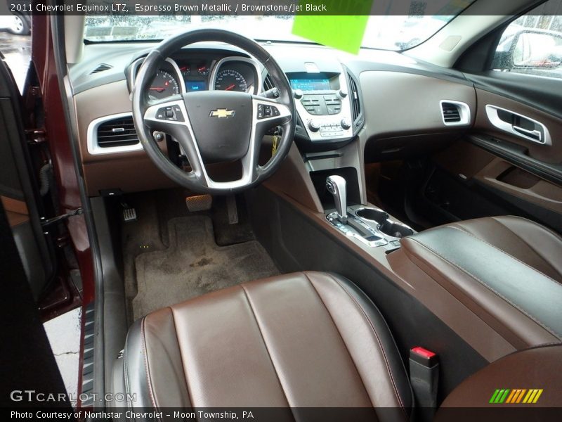 Espresso Brown Metallic / Brownstone/Jet Black 2011 Chevrolet Equinox LTZ