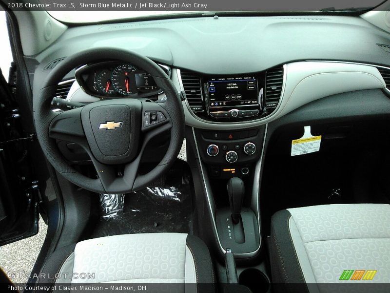 Storm Blue Metallic / Jet Black/Light Ash Gray 2018 Chevrolet Trax LS