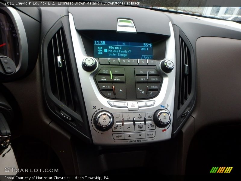 Espresso Brown Metallic / Brownstone/Jet Black 2011 Chevrolet Equinox LTZ