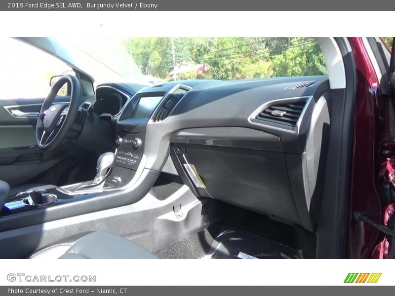 Burgundy Velvet / Ebony 2018 Ford Edge SEL AWD
