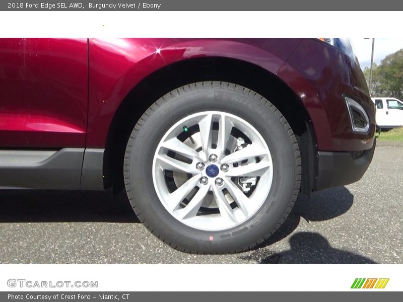 Burgundy Velvet / Ebony 2018 Ford Edge SEL AWD