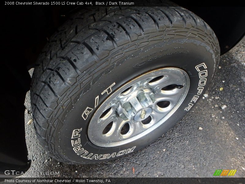 Black / Dark Titanium 2008 Chevrolet Silverado 1500 LS Crew Cab 4x4