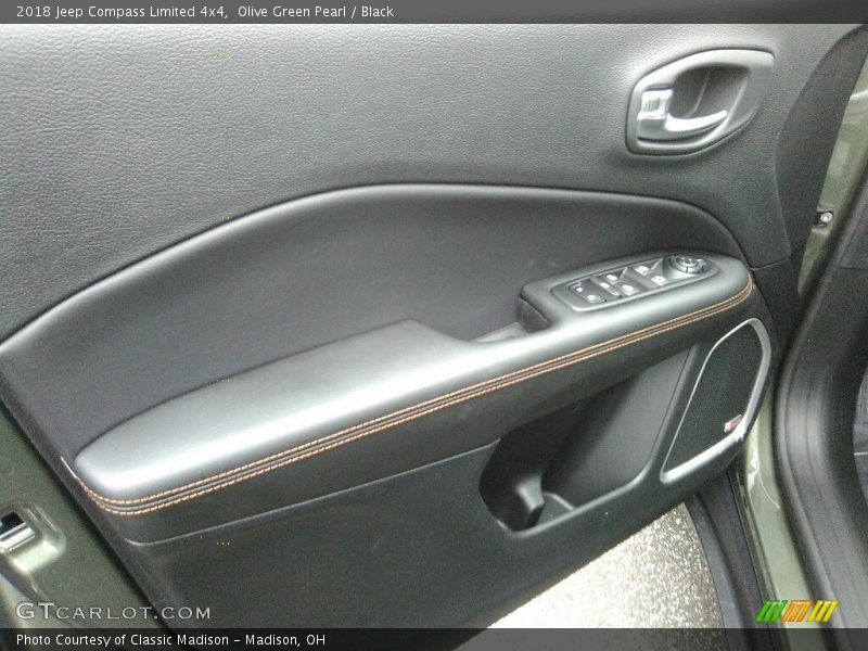 Olive Green Pearl / Black 2018 Jeep Compass Limited 4x4