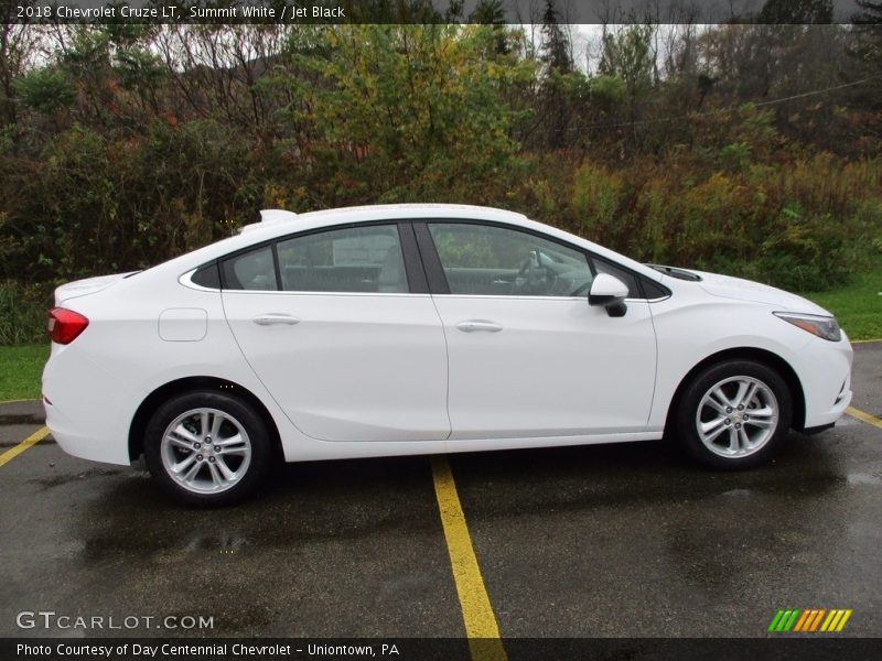 Summit White / Jet Black 2018 Chevrolet Cruze LT