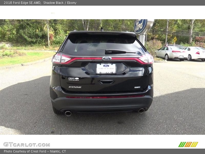 Shadow Black / Ebony 2018 Ford Edge SE AWD