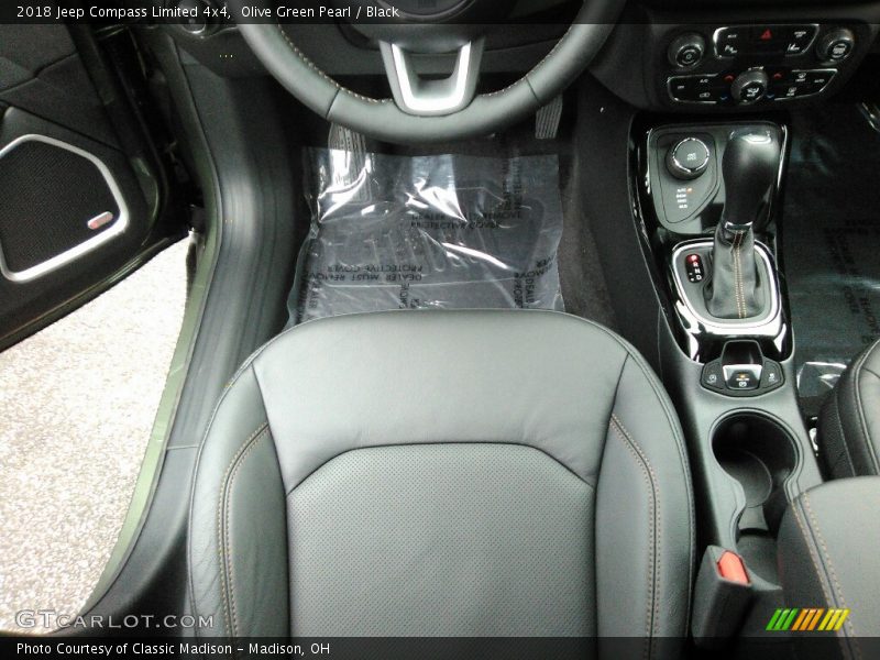 Olive Green Pearl / Black 2018 Jeep Compass Limited 4x4