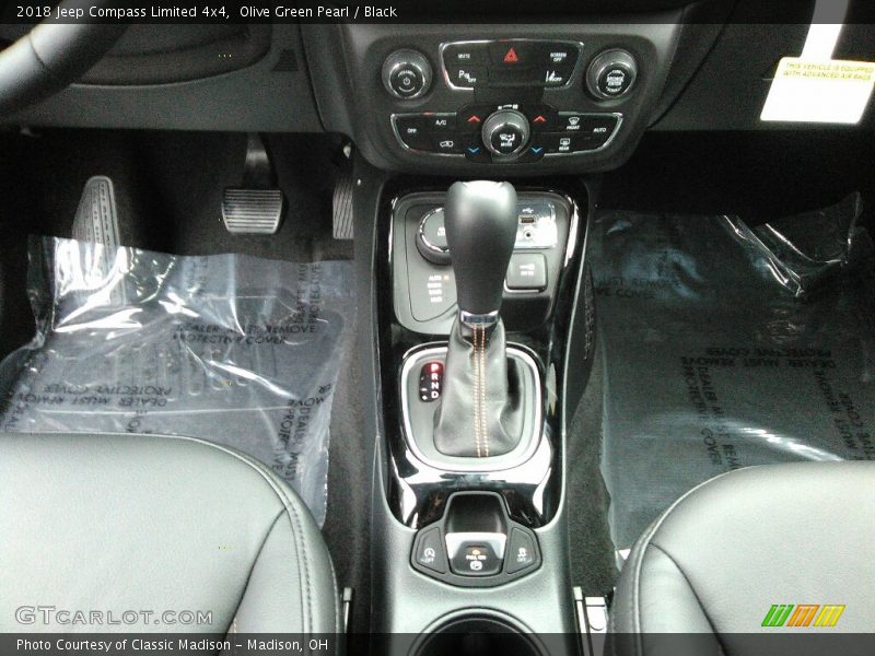 Olive Green Pearl / Black 2018 Jeep Compass Limited 4x4