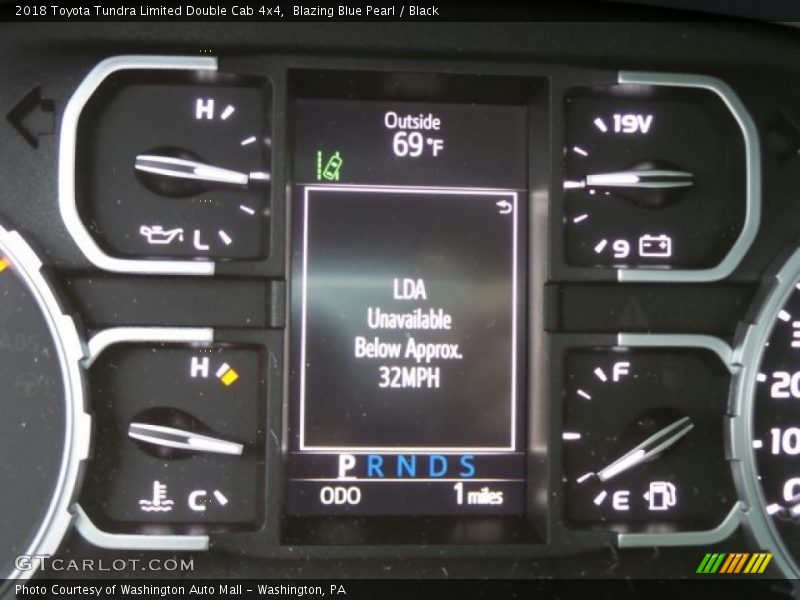Controls of 2018 Tundra Limited Double Cab 4x4