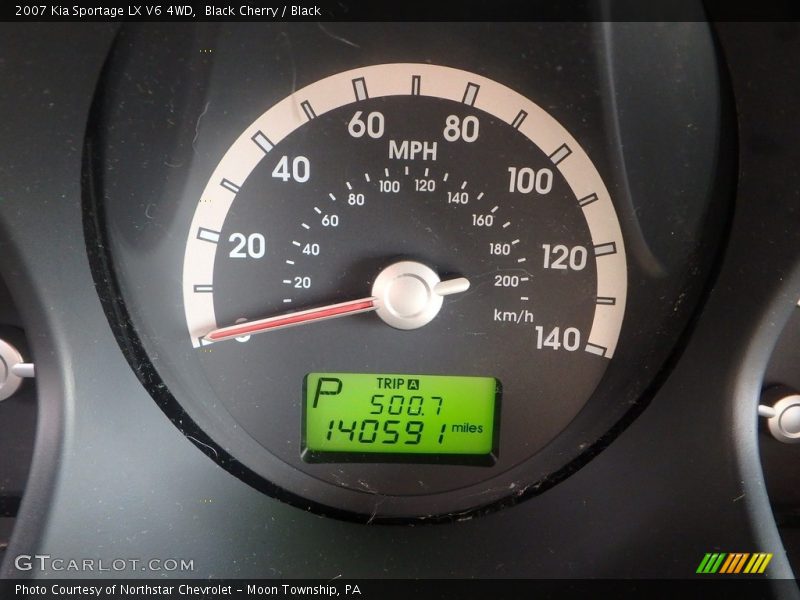Black Cherry / Black 2007 Kia Sportage LX V6 4WD