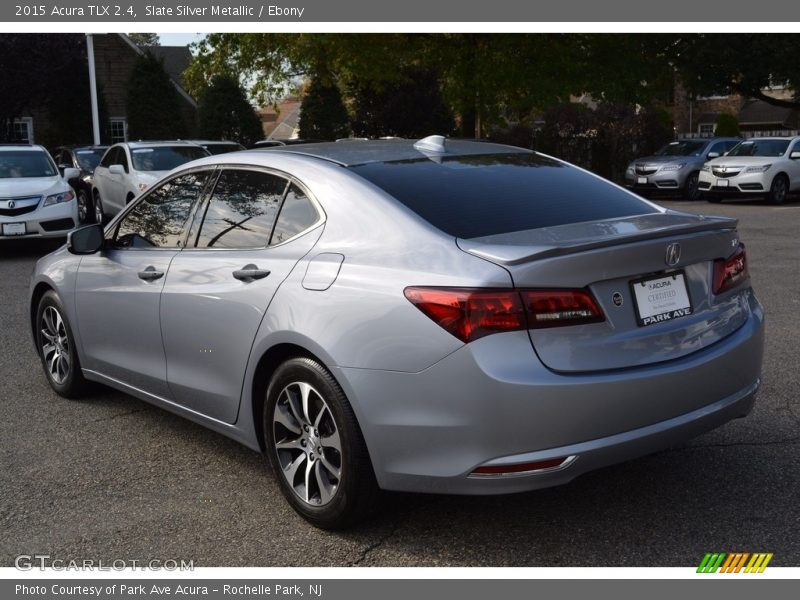 Slate Silver Metallic / Ebony 2015 Acura TLX 2.4