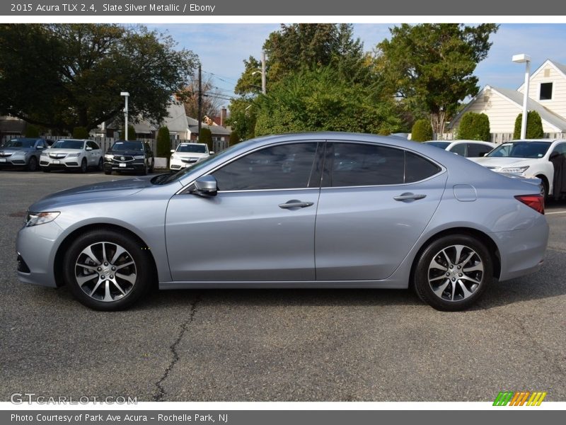 Slate Silver Metallic / Ebony 2015 Acura TLX 2.4
