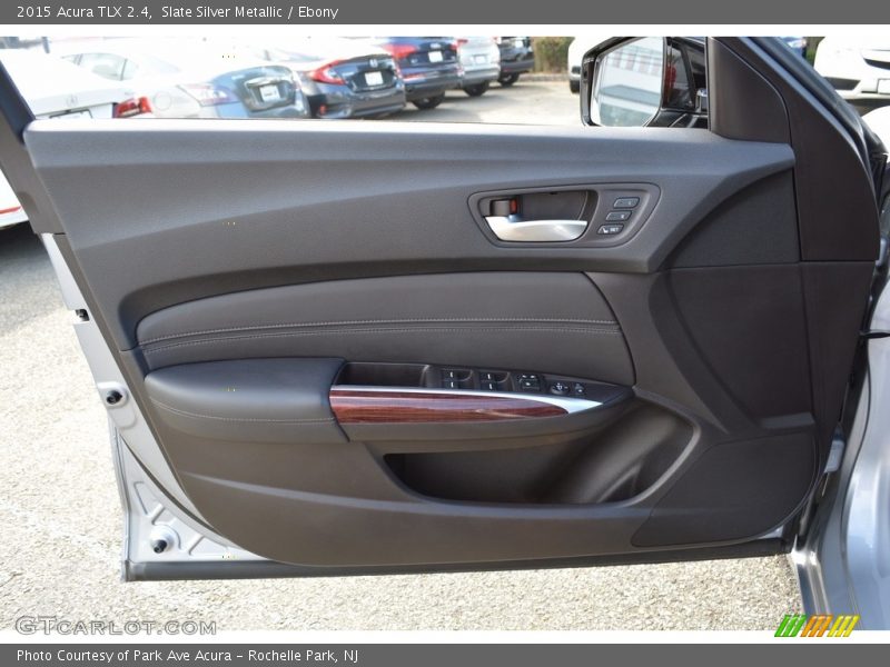 Slate Silver Metallic / Ebony 2015 Acura TLX 2.4