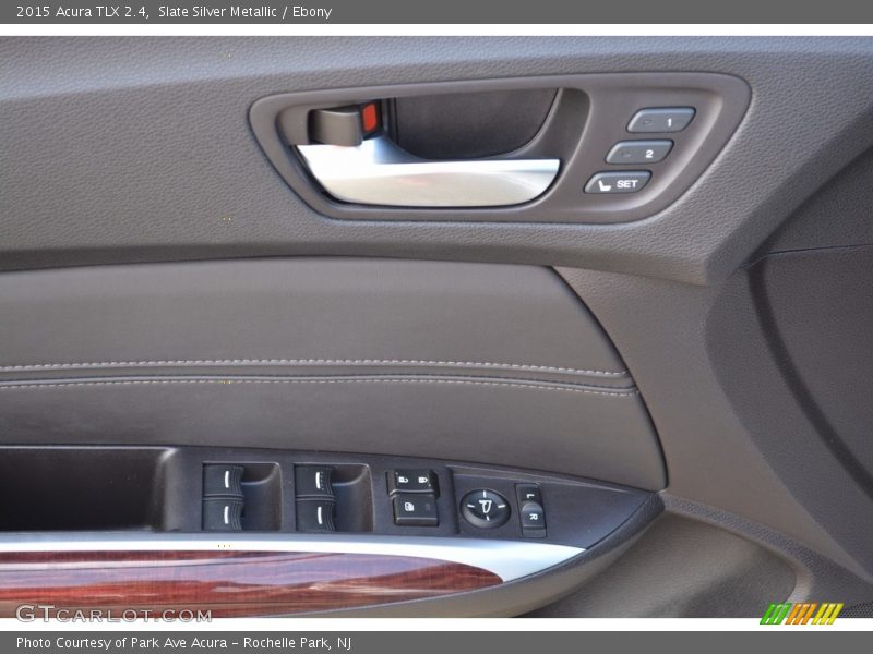 Slate Silver Metallic / Ebony 2015 Acura TLX 2.4
