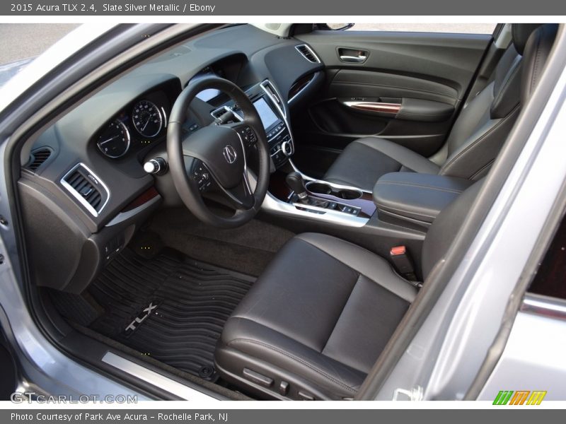 Slate Silver Metallic / Ebony 2015 Acura TLX 2.4