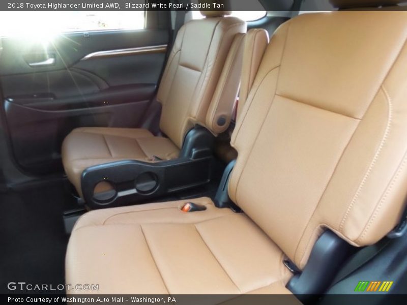 Blizzard White Pearl / Saddle Tan 2018 Toyota Highlander Limited AWD