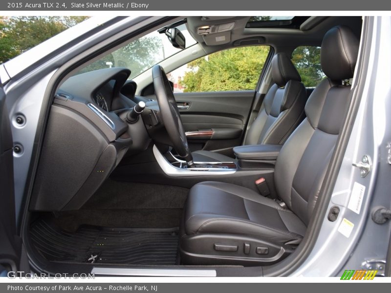 Slate Silver Metallic / Ebony 2015 Acura TLX 2.4