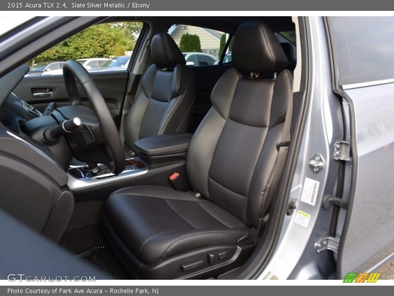 Slate Silver Metallic / Ebony 2015 Acura TLX 2.4