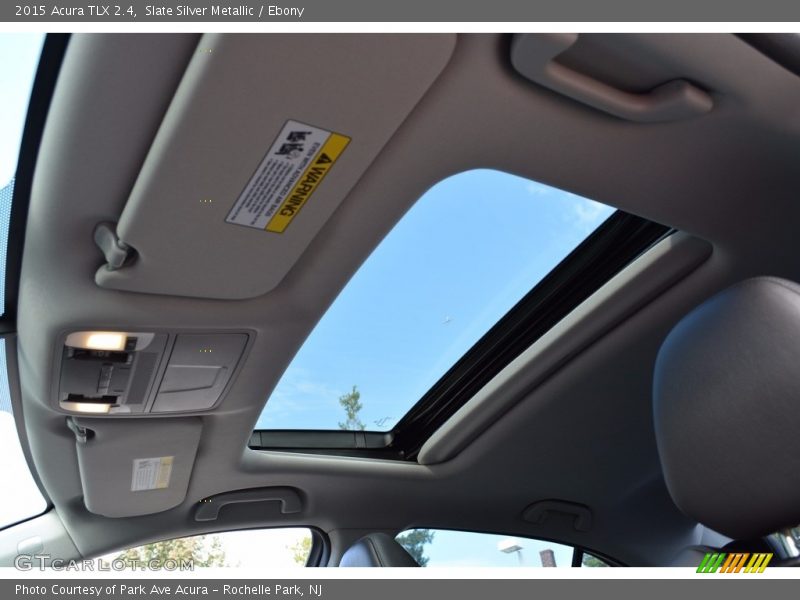 Slate Silver Metallic / Ebony 2015 Acura TLX 2.4