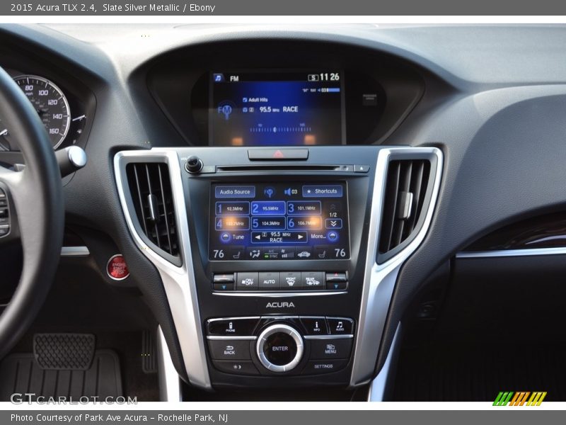 Slate Silver Metallic / Ebony 2015 Acura TLX 2.4