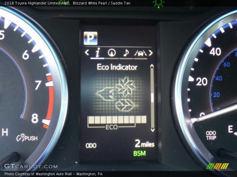 Blizzard White Pearl / Saddle Tan 2018 Toyota Highlander Limited AWD