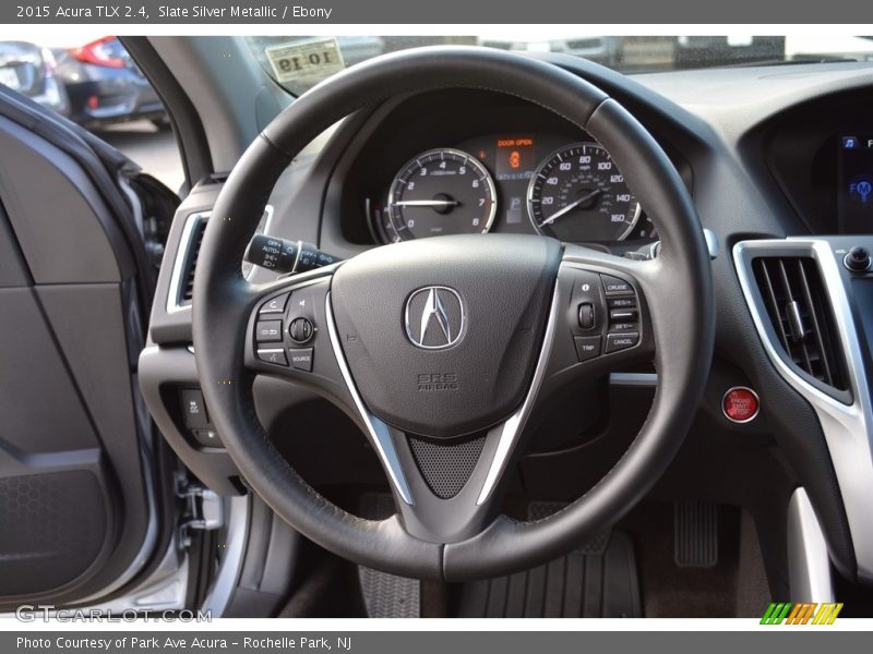 Slate Silver Metallic / Ebony 2015 Acura TLX 2.4