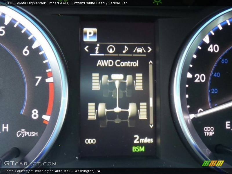 Blizzard White Pearl / Saddle Tan 2018 Toyota Highlander Limited AWD
