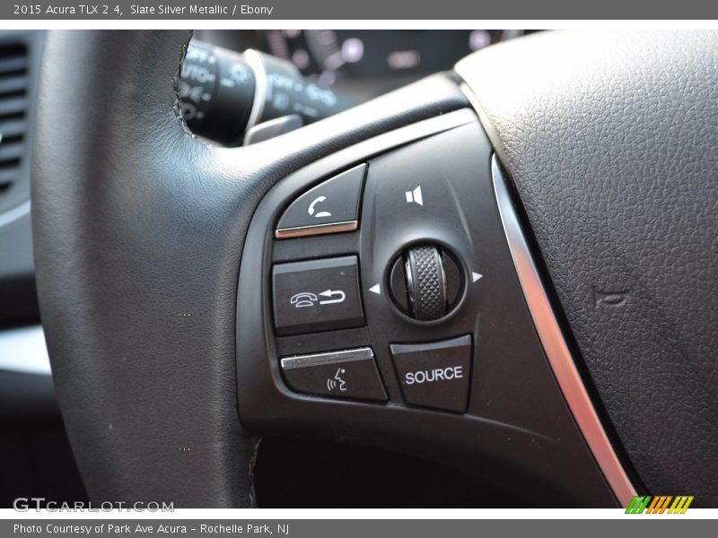 Slate Silver Metallic / Ebony 2015 Acura TLX 2.4