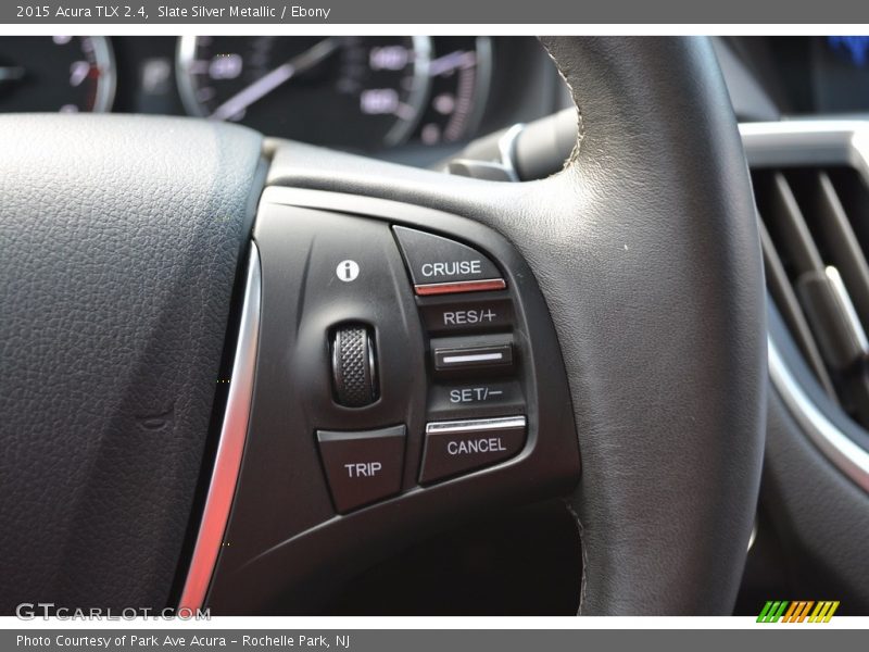 Slate Silver Metallic / Ebony 2015 Acura TLX 2.4