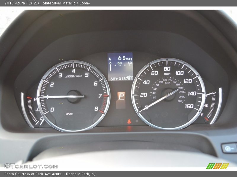 Slate Silver Metallic / Ebony 2015 Acura TLX 2.4