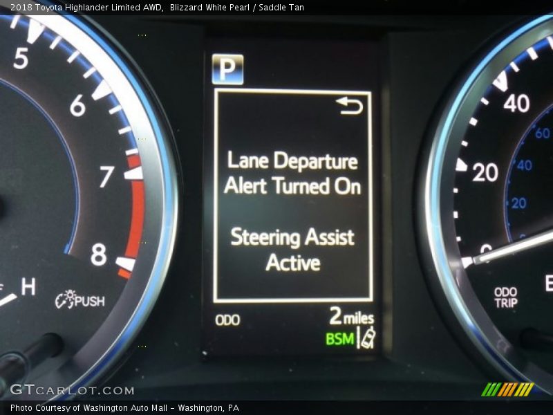 Blizzard White Pearl / Saddle Tan 2018 Toyota Highlander Limited AWD