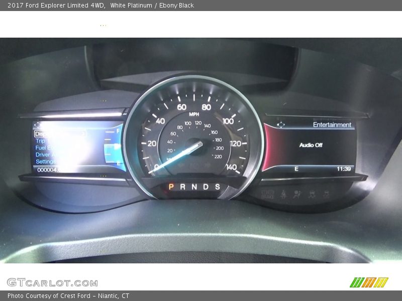 White Platinum / Ebony Black 2017 Ford Explorer Limited 4WD