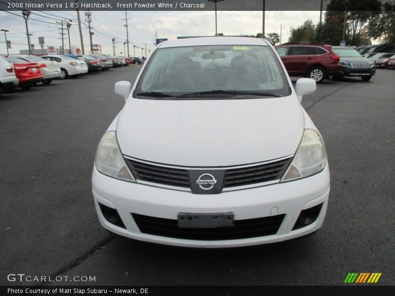Fresh Powder White / Charcoal 2008 Nissan Versa 1.8 S Hatchback