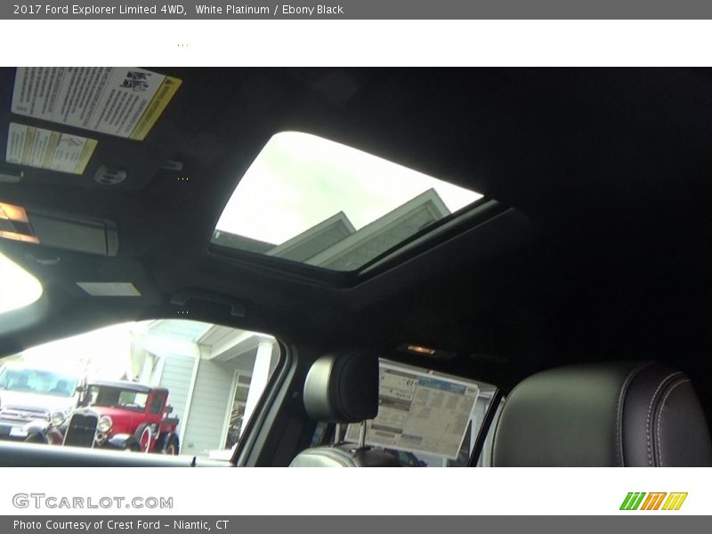 White Platinum / Ebony Black 2017 Ford Explorer Limited 4WD