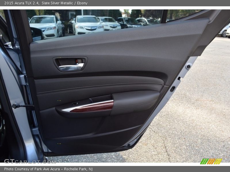 Slate Silver Metallic / Ebony 2015 Acura TLX 2.4