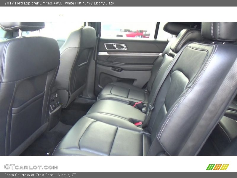 White Platinum / Ebony Black 2017 Ford Explorer Limited 4WD