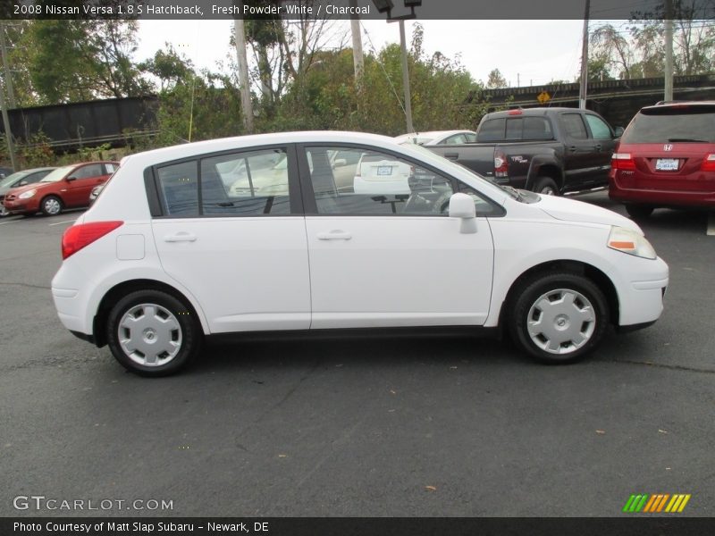 Fresh Powder White / Charcoal 2008 Nissan Versa 1.8 S Hatchback