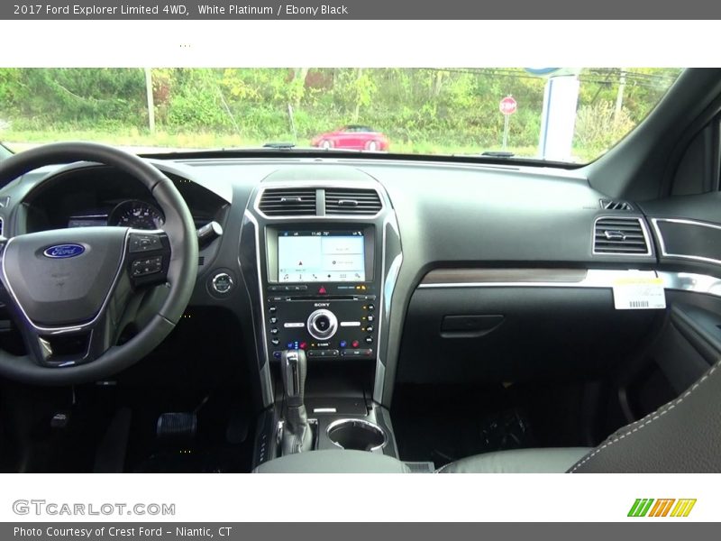 White Platinum / Ebony Black 2017 Ford Explorer Limited 4WD